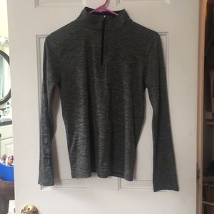 Youth large Under Armour 1/4 zip heat gear top